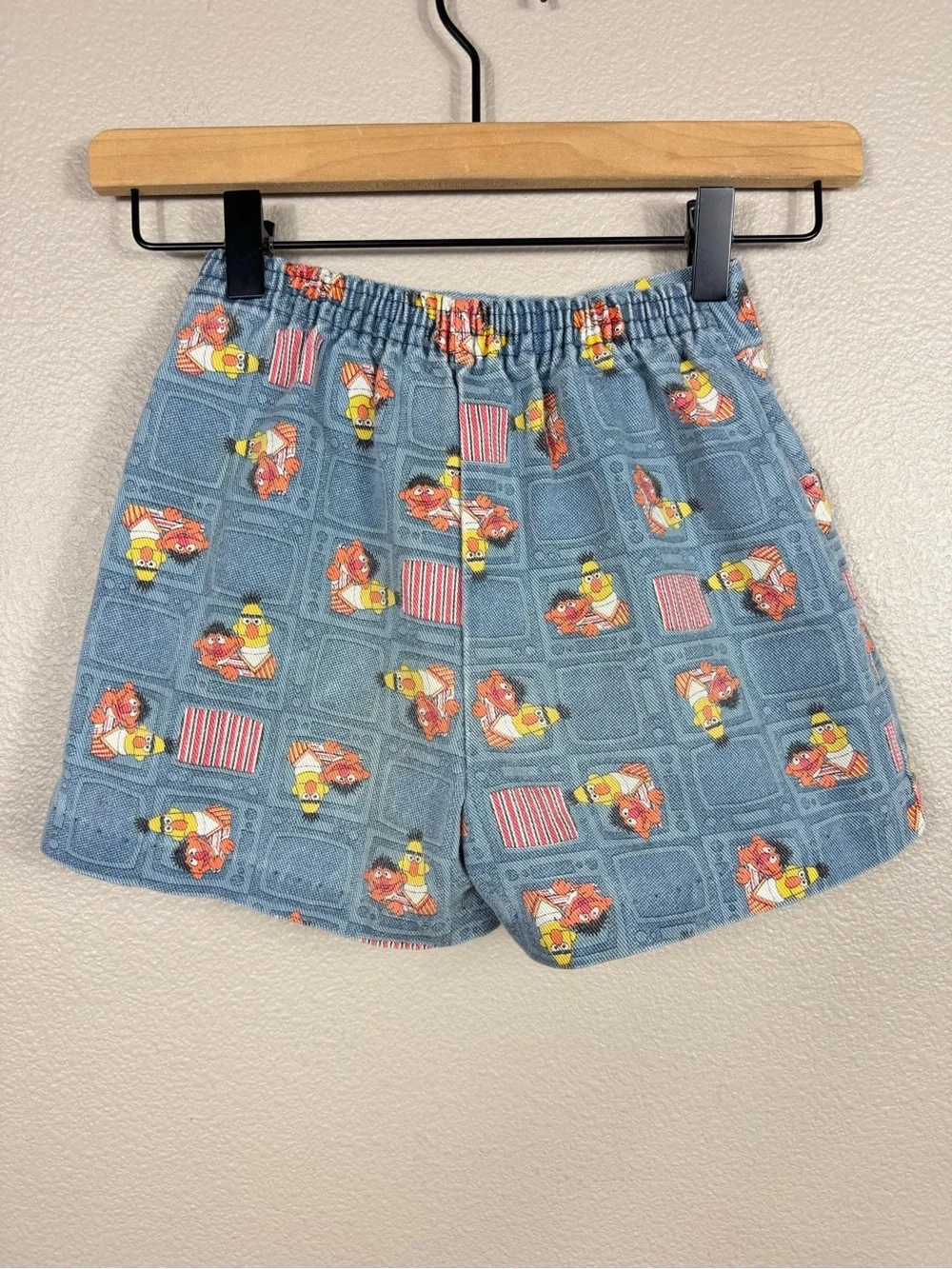 Vintage Sesame Street JcPenney Bert Ernie shorts skort girls 6 E
